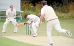  ??  ?? Farnham Royal Cricket Club in action. Ref:128306-28