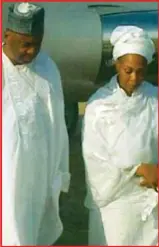  ??  ?? Bukola and Gbemi Saraki