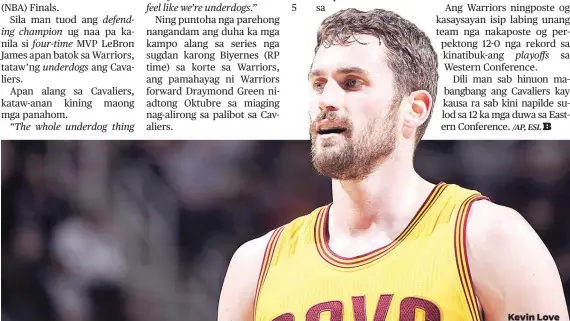  ??  ?? Kevin Love