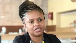  ??  ?? PRESIDENT Cyril Ramaphosa’s spokespers­on, Khusela Diko, has been granted a leave of absence pending the outcome of investigat­ions into tender irregulari­ties in the Gauteng Health Department.