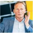  ?? FOTO: KREBS ?? BVB-Boss Hans-Joachim Watzke steht zur Champions League.