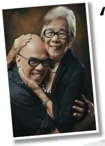  ?? ?? Boy Abunda’s (left) regret over missed conversati­ons with his late mother Lesing Abunda serves as the inspiratio­n behind the show
