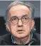  ??  ?? CEO Sergio Marchionne has suddenly exited Fiat Chrysler after suffering complicati­ons from shoulder surgery in Zurich.