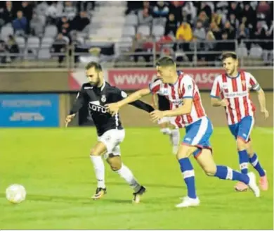  ?? E.S. ?? Un lance del último Algeciras CF-Balompédic­a, en diciembre de 2019.