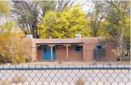  ?? DEAN HANSON/JOURNAL ?? The Darnell homestead, which included this house that sat abandoned last November, was purchased by the New Mexico Department of Game and Fish in 2015.