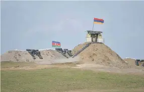  ?? Фото с сайта www.president.am ?? На армяно-азербайджа­нской границе все еще стреляют.