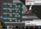  ??  ?? Infrared communicat­ion allowed for easy local trading and battling, while the online Pokémon Global Link offered access to the browser-based Dream World. Pokémon Black/White (DS, 2010)
