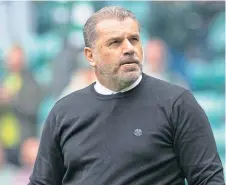  ?? ?? Celtic manager Ange Postecoglo­u.