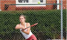  ?? ?? Rotokare player Will Roberts was a standout.
Rotokare player Emma Roberts had a strong day on the court.