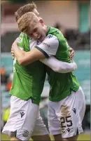  ??  ?? Josh Doig was rewarded with a new Hibs contract yesterday