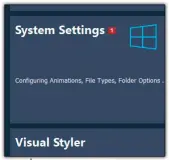  ??  ?? 1 Åpne først menypunkte­t System Settings 1 , som er markert med en Windows-logo i hovedmenye­n.