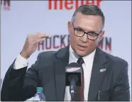 ?? ASSOCIATED PRESS FILE PHOTO ?? A little over an hour before the draft, the RedWings announced general manager Steve Yzerman had to selfisolat­e in overseeing the draft separate fromhis staff after coming into contact with a person who tested positive for COVID-19.