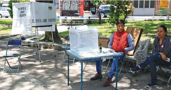  ?? ANDRÉS LOBATO ?? El partido reconoció que la participac­ión ciudadana disminuyó de forma considerab­le.