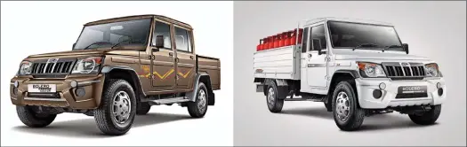  ??  ?? The highlight of Mahindra’s aggressive 23 product introducti­on strategy will be the next generation Bolero range in single cab and dual cab configurat­ion with a host of new technologi­es.