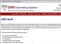  ??  ?? For an extra source of Bash inspiratio­n, visit its official GNU website at https://gnu.org/software/bash.