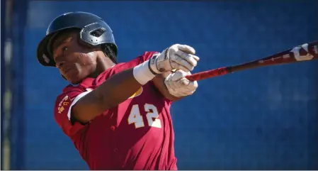  ?? PHOTO BY SCOTT VARLEY ?? Sophomore Aaron Mingo has been a key contributo­r this season for Wilson, which visits Loyola for a CIF-SS second-round playoff game today.