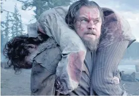  ??  ?? Snoozefest Leonardo DiCaprio in The Revenant