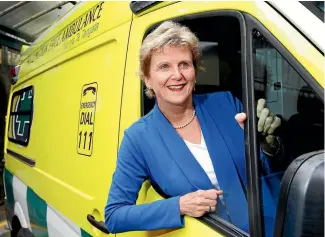  ?? PHOTO: KEVIN STENT/STUFF ?? Diana Crossan has given up her fulltime role at the Wellington Free Ambulance, but she does not plan to retire, even though she does not need the money.