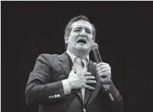  ?? Loren Elliott / Getty Images ?? U.S. Sen. Ted Cruz has declined CNN’s invitation to participat­e in a town hall in McAllen on Oct. 18.