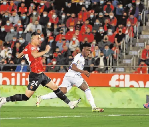  ?? // REUTERS ?? Vinicius anotó el primer gol del Real Madrid