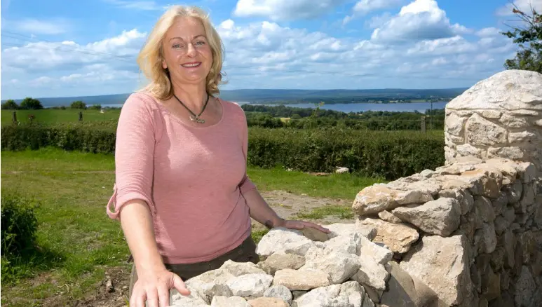  ??  ?? Ailbhe Gerrard, founder of Brookfield Farm: ‘My farm is a little like The Shire in The Lord of the Rings. It gives shelter and food to all its animals and bees’. Photo: Brian Gavin Press 22