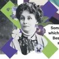  ??  ?? Some of the pictures and artefacts which are to go on show include: a photo Bessie Watson with her pipes; two suffragett­e banners; pictures taken from the 1909 march and a Suffragett­e sash