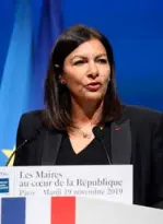  ?? "AFP# ?? La mobilité sera le sujet crucial des prochaines élections municipale­s, a$rme la maire de Paris qui ne s’est pas encore portée candidate.