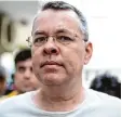  ?? Foto: afp ?? Zwischen den Fronten: der evangelika­le Pastor Andrew Brunson.