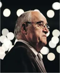  ?? DAVID BLOOM / EDMONTON SUN FILES ?? Julian Fantino, a former federal cabinet minister and provincial police commission­er, attempted to intervene in a contempt of court case against an ex-Toronto police officer.