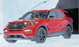  ??  ?? Ford Explorer. La nueva generación de este icono de los 4x4 podría retornar a nuestro mercado. En la foto, la versión ST, de 400 caballos.