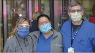  ?? PETE BANNAN - MEDIANEWS GROUP ?? Chester County Hospital staff was saluted for their selfless dedication shown during the COVID-19 pandemic.