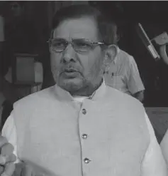  ?? — G. N. JHA ?? Janata Dal ( United) chief Sharad Yadav