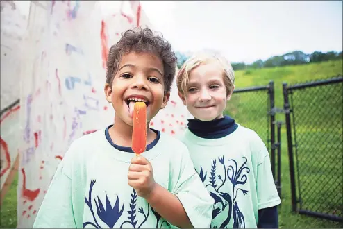  ?? Contribute­d photos ?? ASAP! Summer Campers Johnny Garcia and Eben Gifford