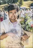  ??  ?? Rahul Mandal, of Rotherham,is the winner of this year’s Great British Bake Off.