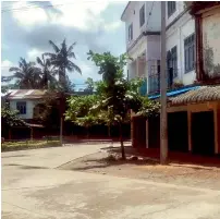  ?? AFP ?? An empty street of Maungdaw township in Myanmar’s northern Rakhine State on Friday after residents were told to stay in their homes by authoritie­s after an attack by militants. —