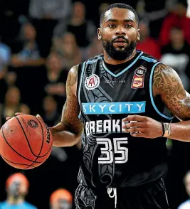  ?? PHOTOSPORT ?? Patrick Richard says it’s time for the Breakers to turn narrow defeats into much-needed wins.
