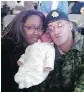  ?? FACEBOOK / CP FILES ?? Shanna and Lionel Desmond with daughter Aaliyah in a photo from the Facebook page of Shanna Desmond.