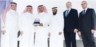  ??  ?? GASCO won the first prize for its truck Mercedes-Benz Actros for traveling a distance of 2,300,459-km.