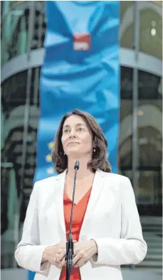  ?? FOTO: DPA ?? Will als Vorzeige-Europäerin punkten: Justizmini­sterin Katarina Barley.