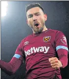  ??  ?? TAKE THAT: Snodgrass celebrates