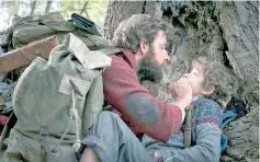  ??  ?? Krasinski, and Noah Jupe in ‘A Quiet Place’. — Courtesy of Paramount Pictures