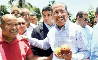  ?? FE ?? El presidente Medina mantiene a toda máquina su programa de visitas sorpresa.