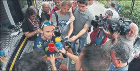  ??  ?? Valverde, en Elche. El murciano atendió a los medios en la jornada de descanso