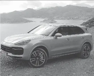  ?? PHOTOS: BRIAN HARPER/ DRIVING ?? The sporty 2019 Porsche Cayenne boasts a revised-yet-familiar look.