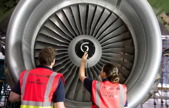  ??  ?? Aer Lingus last week launched its annual aircraft maintenanc­e and engineerin­g apprentice scheme