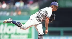  ?? GETTY IMAGES ?? Brewers starter Junior Guerra had another rough outing Sunday, giving up four runs and exiting after three innings.