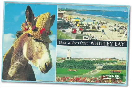  ??  ?? A Whitley Bay postcard, 1970s