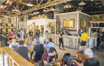  ?? Photos by Jessica Christian / The Chronicle ?? Fieldwork Brewing Co. opened its first taproom in Berkeley in 2015 and now has five locations.