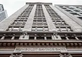  ?? Stephen Lam/ The Chronicle ?? The Humboldt Bank building in downtown S.F. is a candidate to be converted under the federal program.