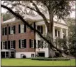  ?? AP/STEVE CANNON ?? The Grove, a historical mansion that once belonged to former Florida Gov. LeRoy Collins, is now open to visitors in Tallahasse­e. The house, which witnessed slavery, the Civil War and the civil rights era, now offers a reflection of the “larger American...